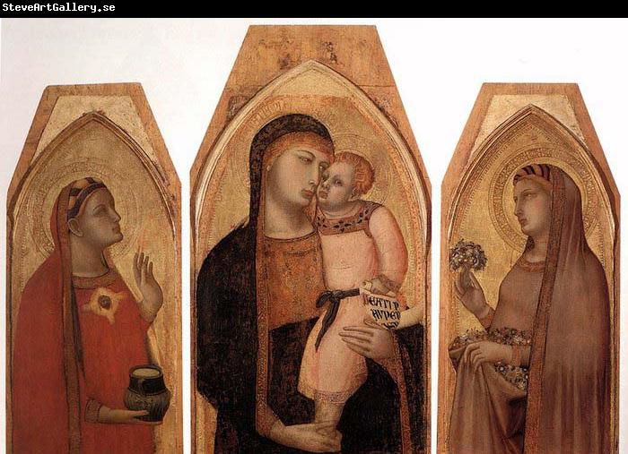 Ambrogio Lorenzetti Madonna and Child with Mary Magdalene and St Dorothea